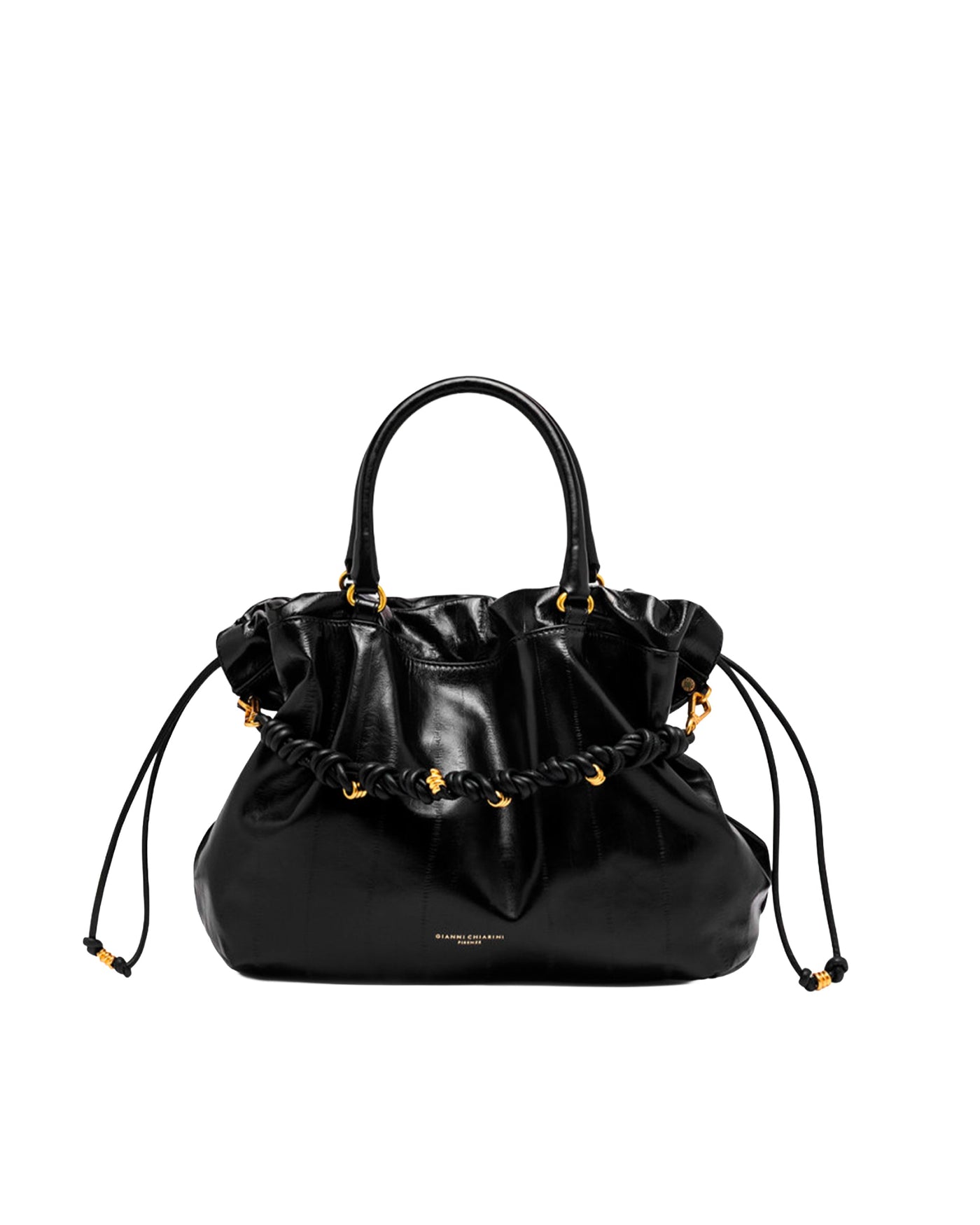 Gianni Chiarini Morgana Shoulder Bag — Black