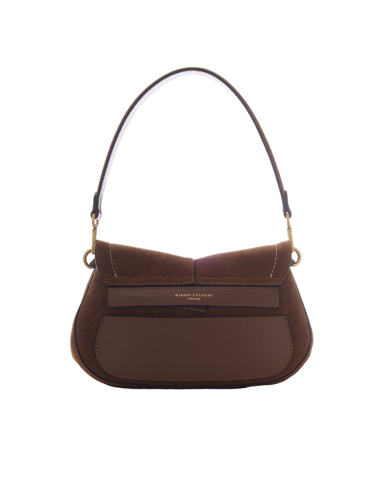 Gianni Chiarini Helena Round Shoulder Bag — Brown