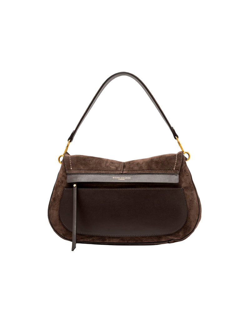 Gianni Chiarini Helena Round Shoulder Bag — Brown