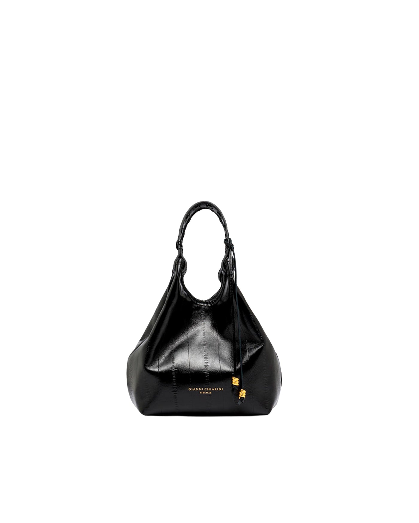 Gianni Chiarini Dua Shoulder Bag — Black Cow Leather
