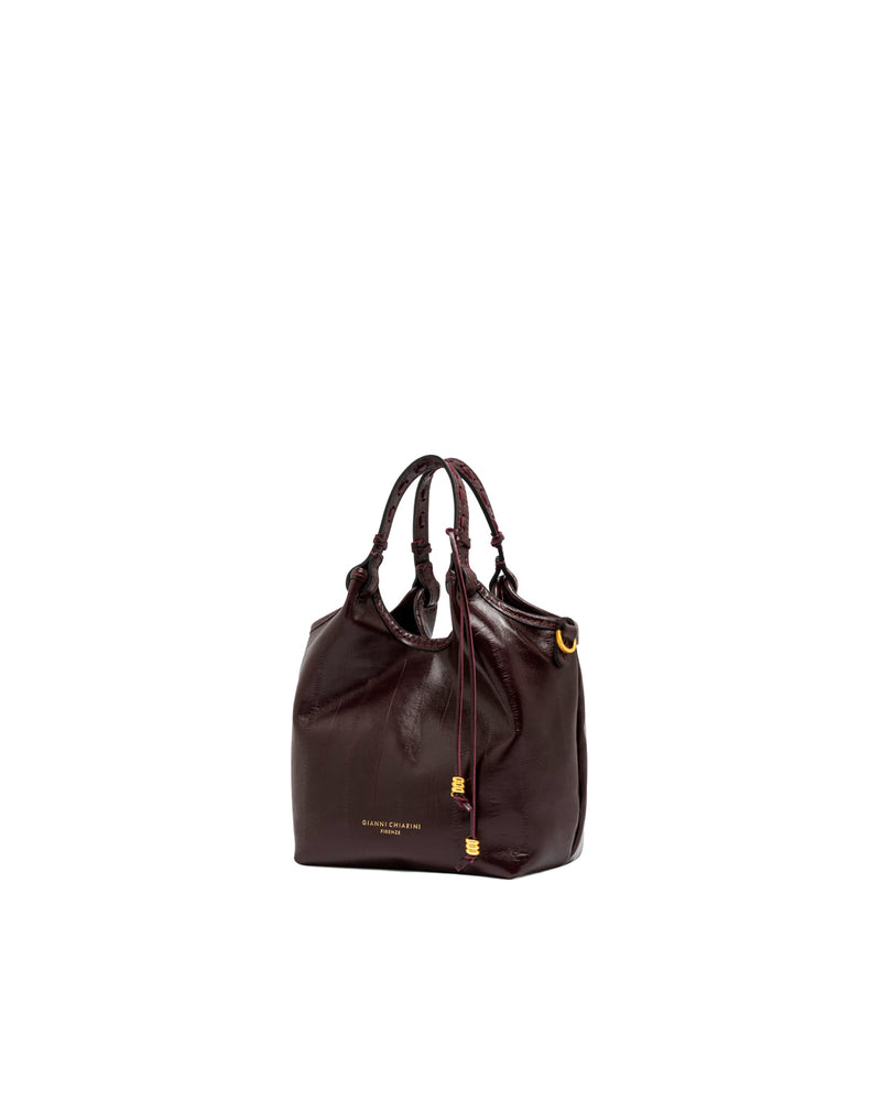 Gianni Chiarini Dua Shoulder Bag — Brown Cow Leather