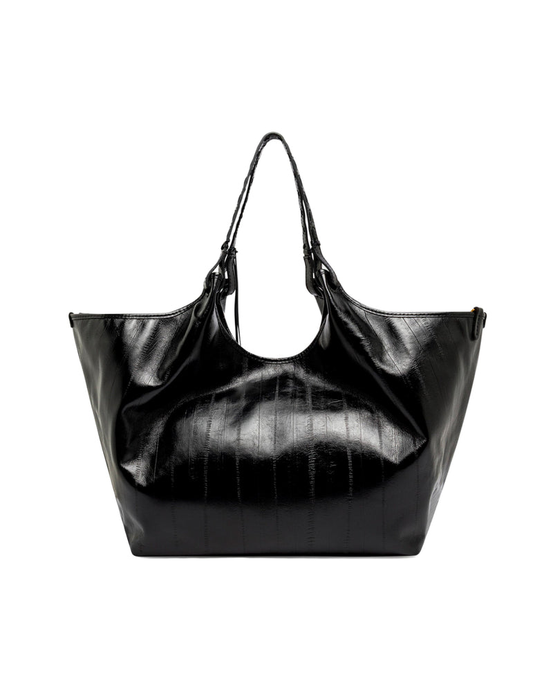 Gianni Chiarini Shoulder Bag — Black Cow Leather
