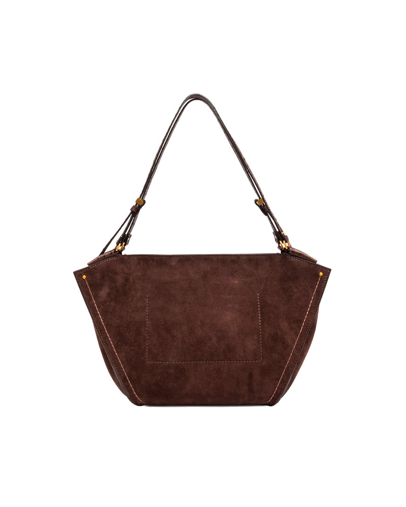 Gianni Chiarini Bloom Shoulder Bag — Brown Cow Leather