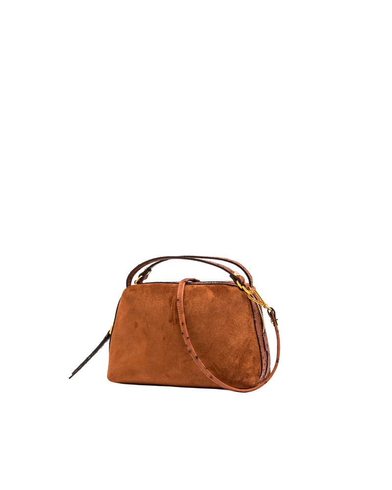 Gianni Chiarini Alifa Top Handle Bag — Brown