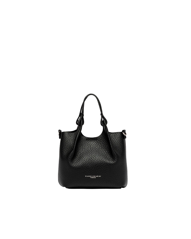 Gianni Chiarini Dua Shoulder Bag — Black Cow Leather