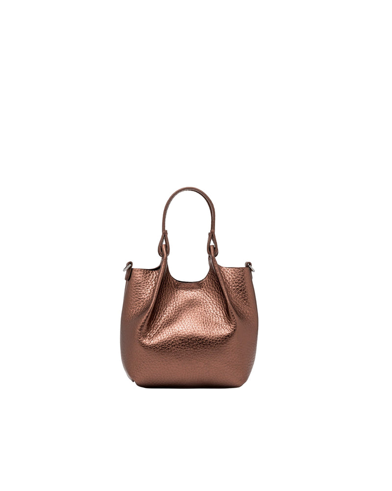 Gianni Chiarini Dua Moon Shoulder Bag — Bronze Cow Leather