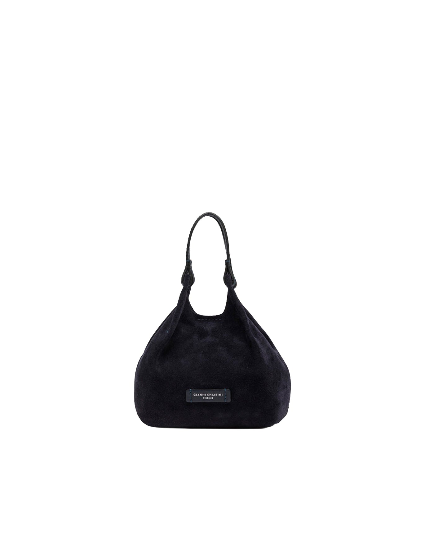Gianni Chiarini Dua Shoulder Bag — Navy Cow Leather