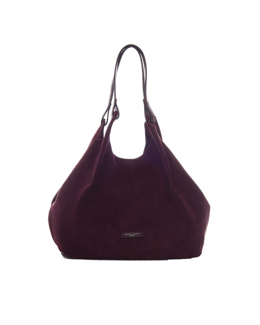 Gianni Chiarini Dua Shoulder Bag — Burgundy