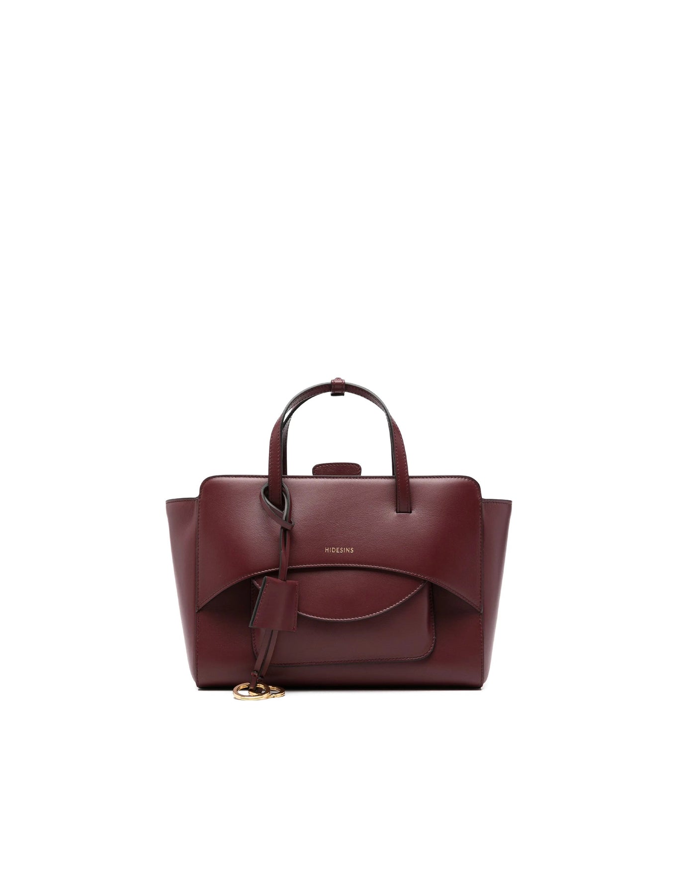 Hidesins Top Handle Bag — Red Calf Leather