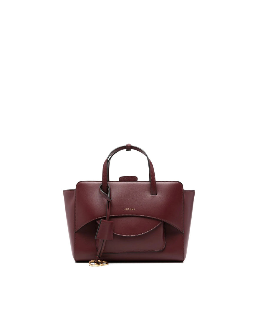 Hidesins Top Handle Bag — Red Calf Leather