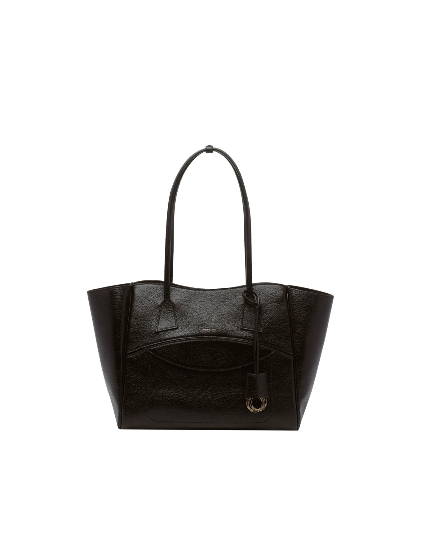 Hidesins Calf Leather Tote Bag — Black