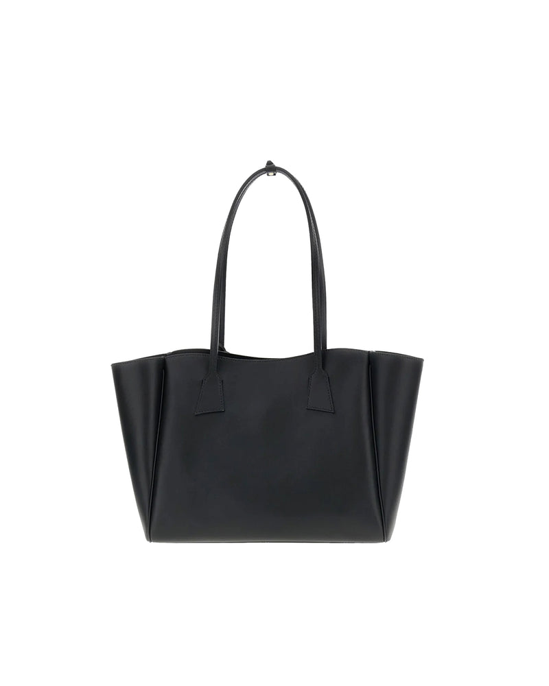 Hidesins Calf Leather Shoulder Bag — Black