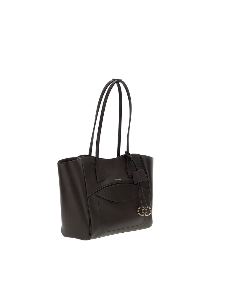 Hidesins Tote Bag — Brown Calf Leather
