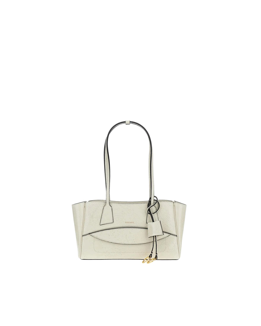 Hidesins Shopper S Shoulder Bag — White Calf Leather
