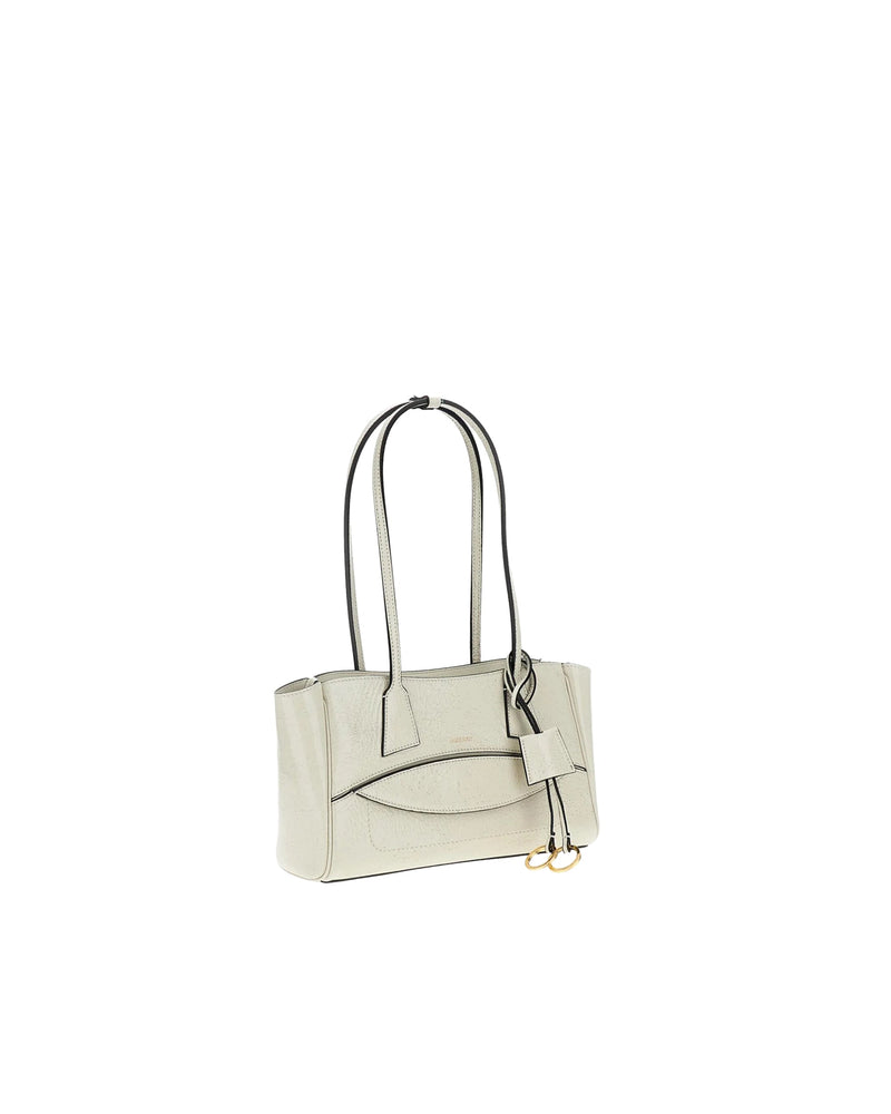 Hidesins Shopper S Shoulder Bag — White Calf Leather