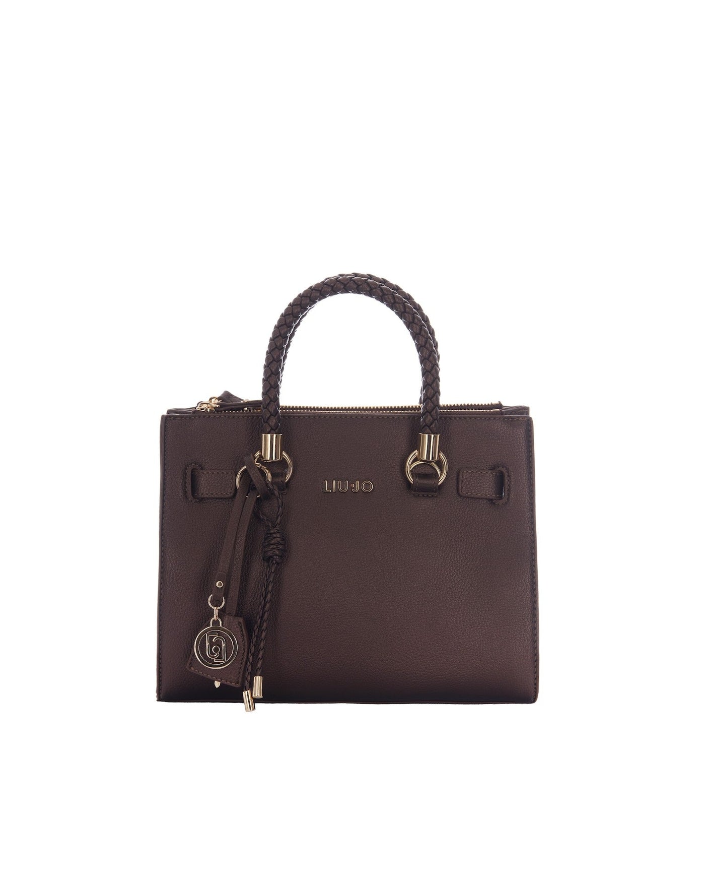Liu Jo Satchel S Top Handle Bag — Brown Polyurethane