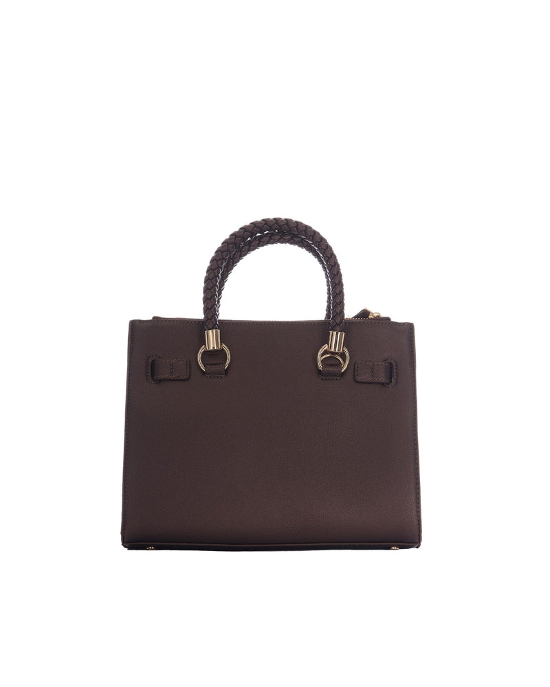 Liu Jo Satchel S Top Handle Bag — Brown Polyurethane