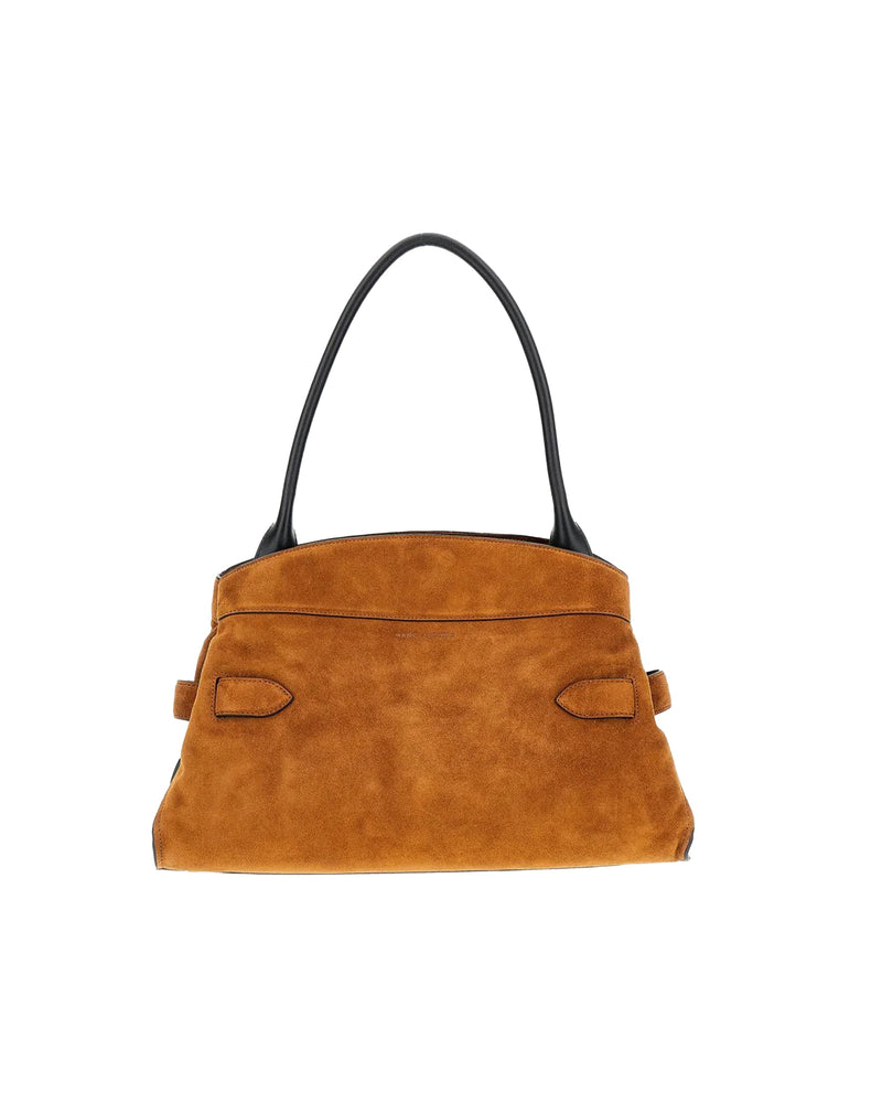 Marc Jacobs Dakota Top Handle Bag — Brown Suede Cow Leather