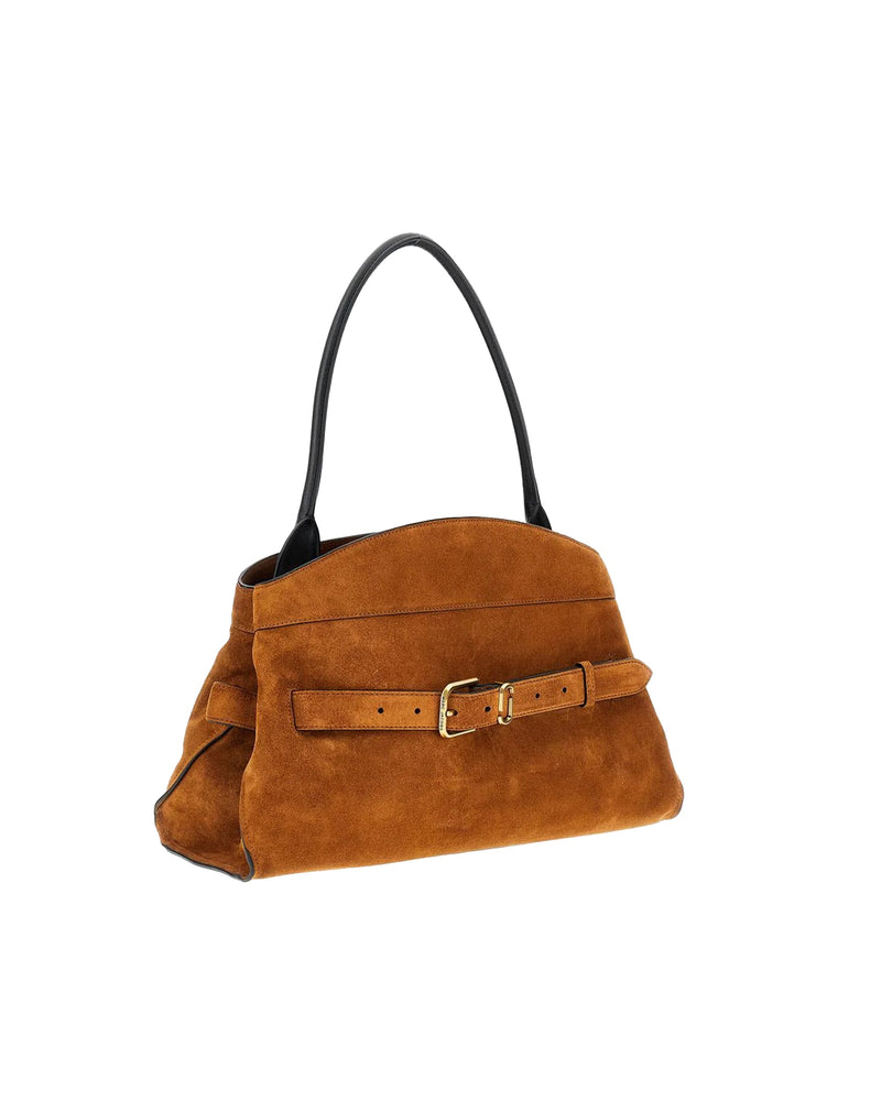 Marc Jacobs Dakota Top Handle Bag — Brown Suede Cow Leather