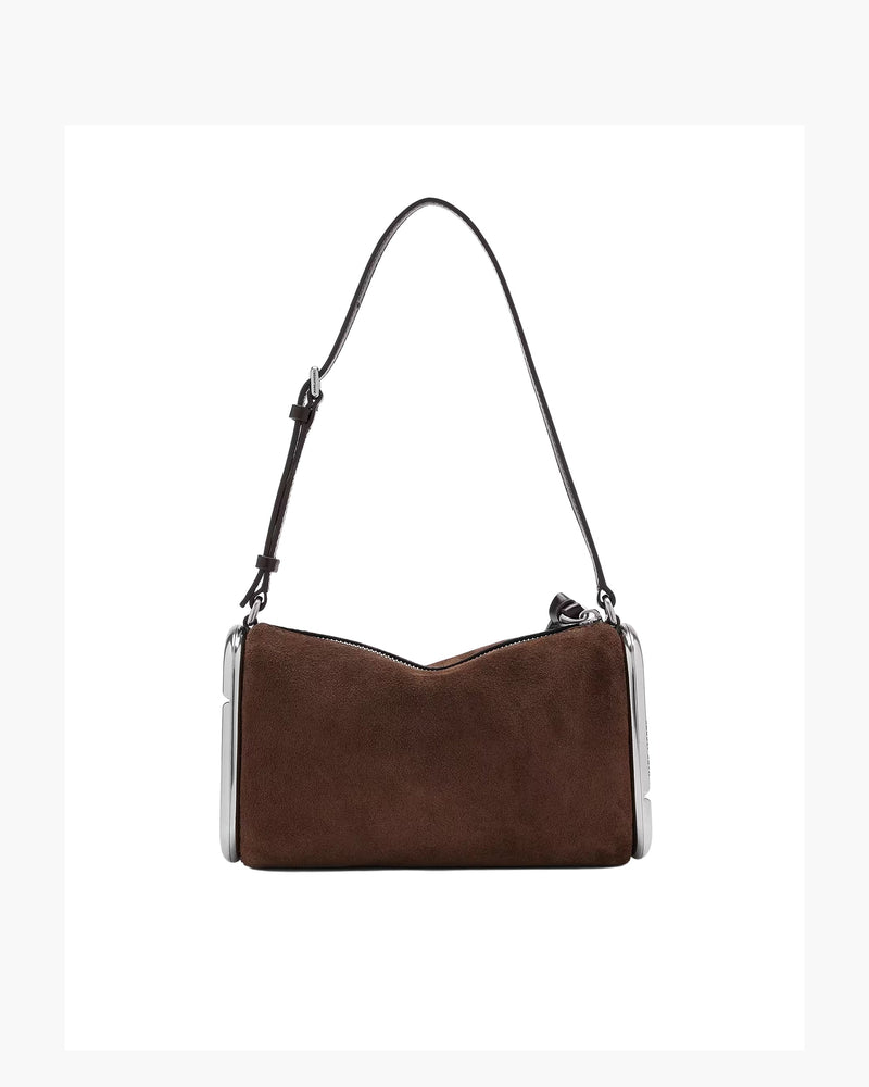Marc Jacobs Shoulder Bag — Brown Suede Cow Leather