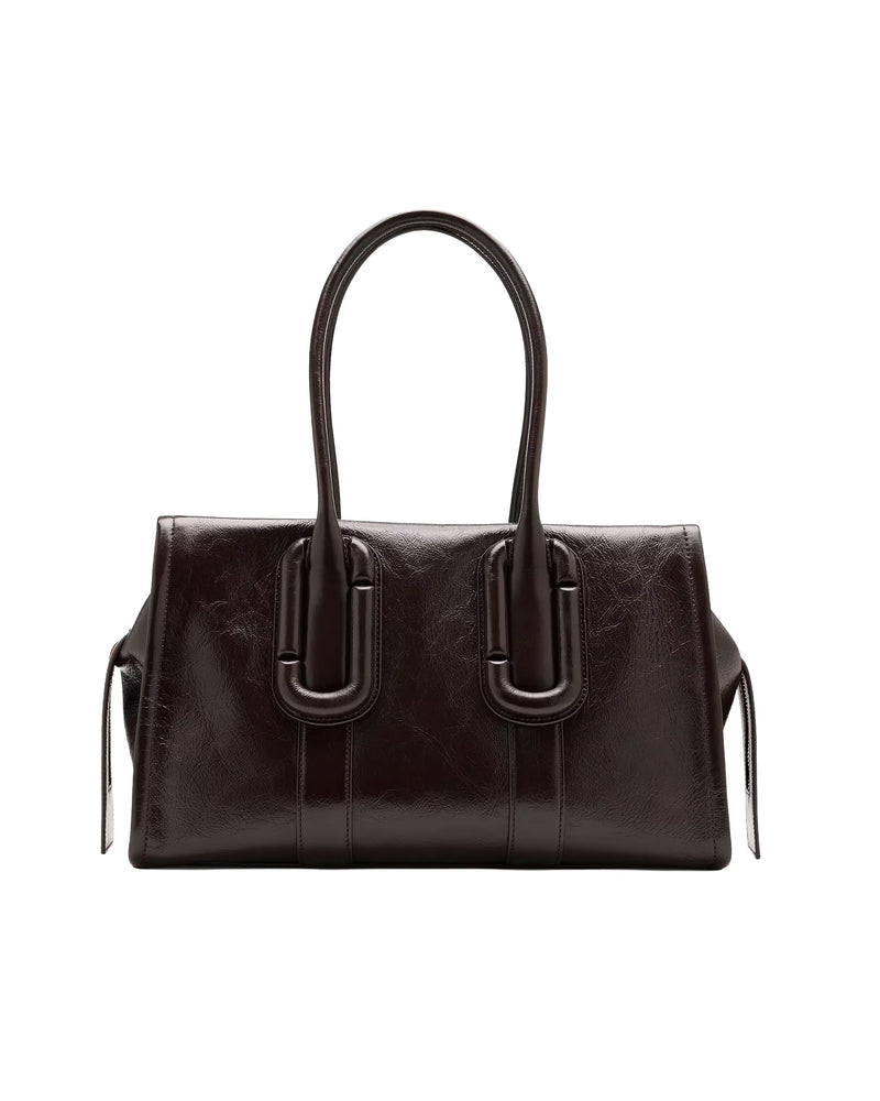 Marc Jacobs Bebe City Tote Shoulder Bag — Black Cow Leather