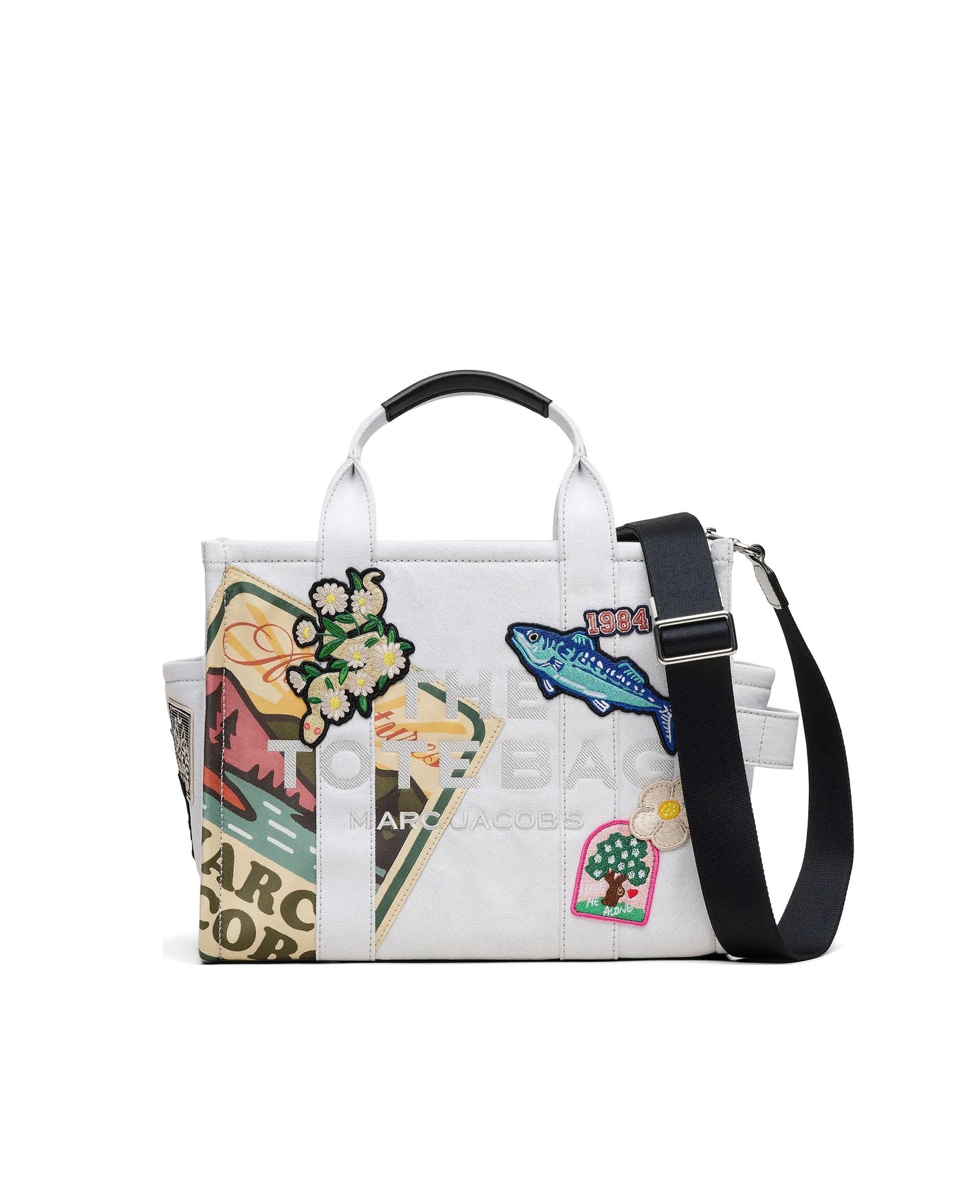 Marc Jacobs Tote Bag — White Cotton