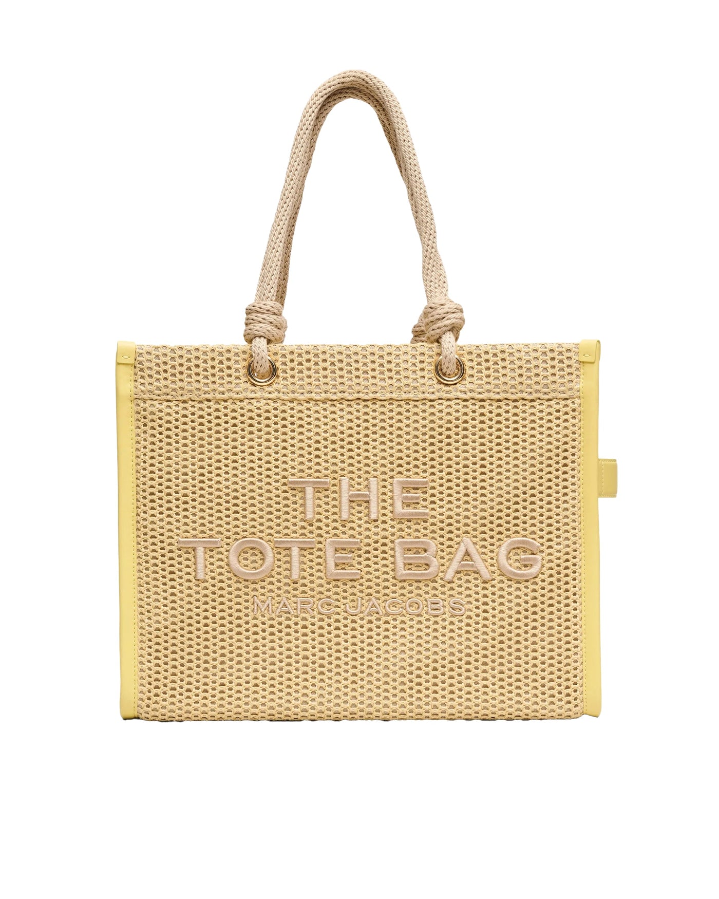 Marc Jacobs Woven Rope Tote Bag — Beige Polyethylene