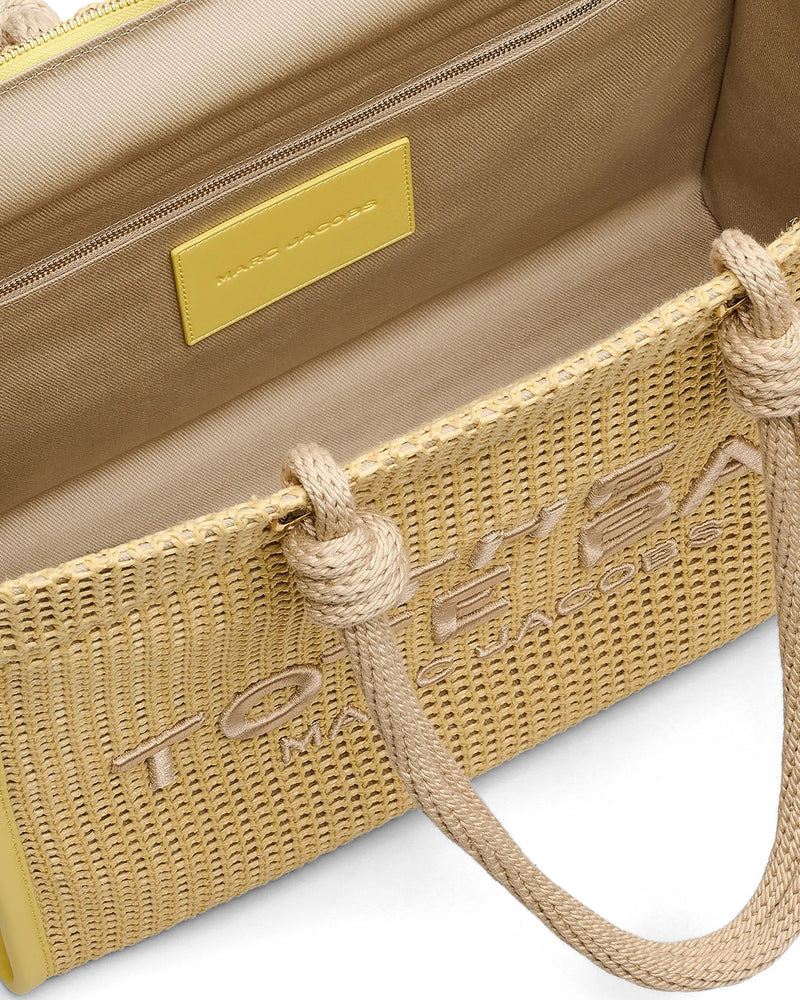 Marc Jacobs Woven Rope Tote Bag — Beige Polyethylene
