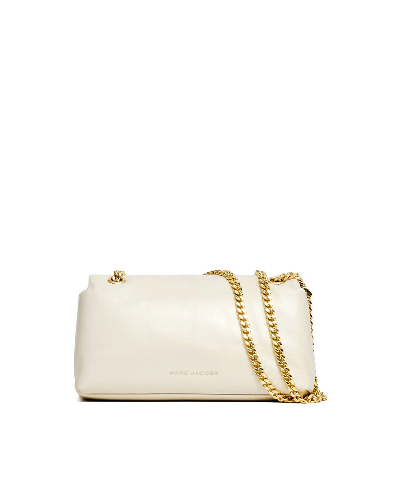 Marc Jacobs Quilted Lambskin Shoulder Bag — White Lamb Leather