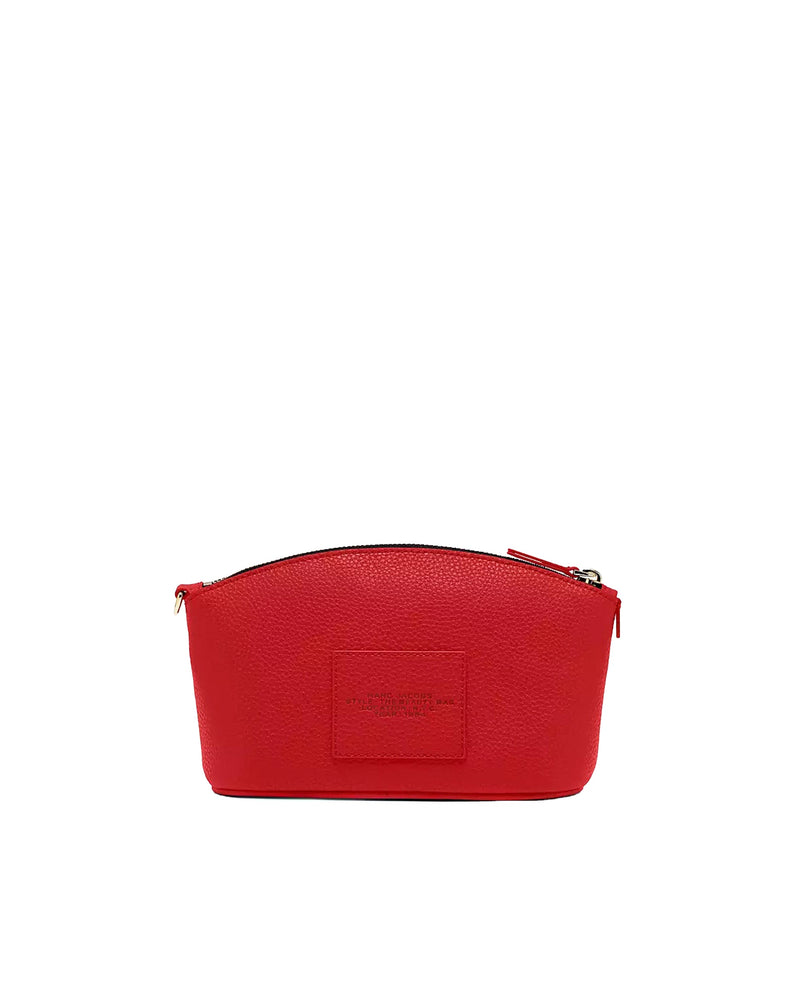 Marc Jacobs Coated Leather Clutch — Red