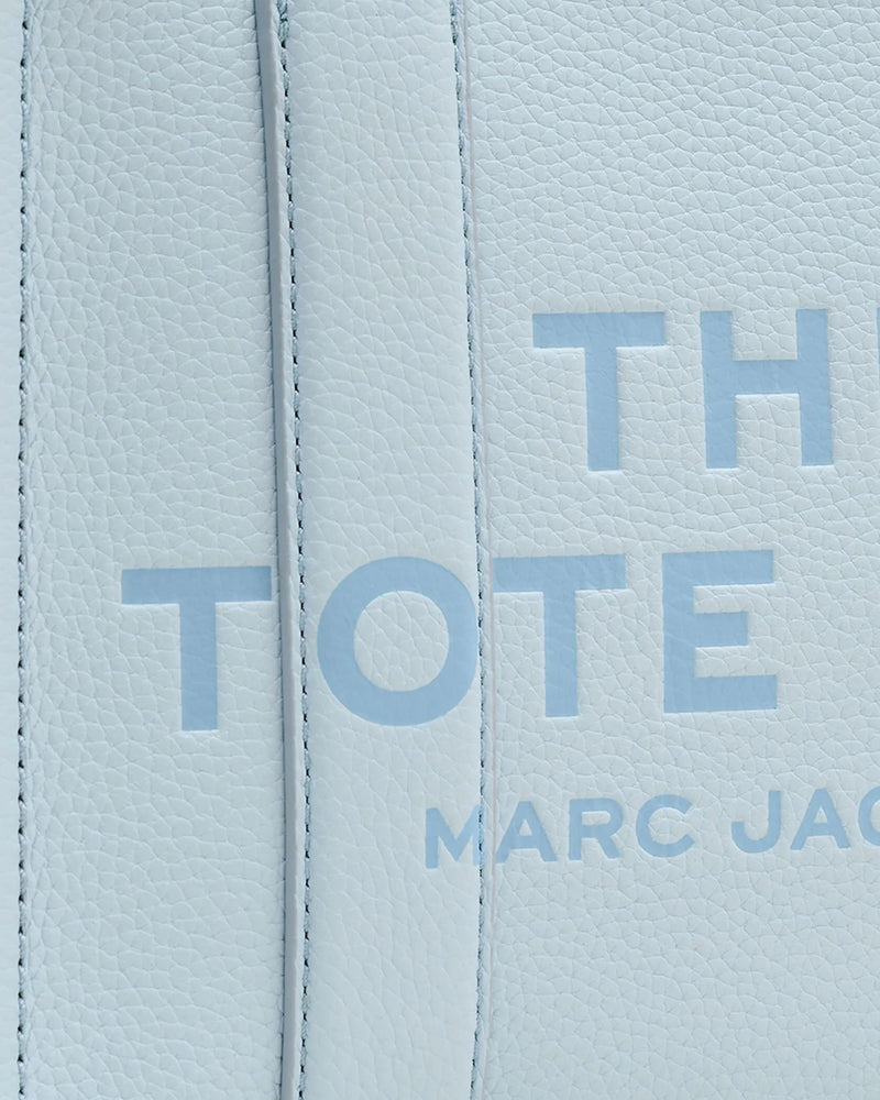 Marc Jacobs Full-Grain Leather Tote Bag — Blue