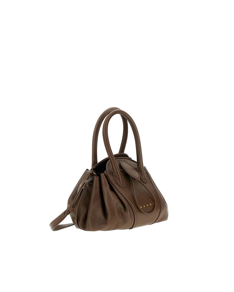 Marni Top Handle Bag — Brown