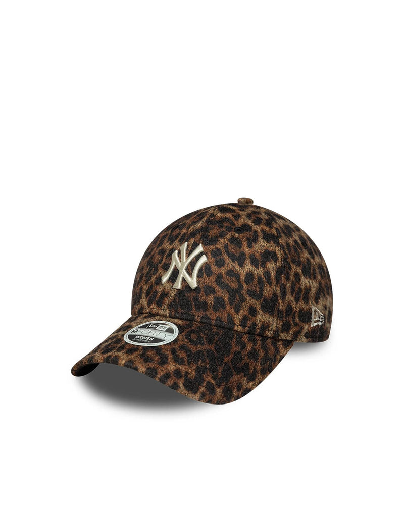 New Era Cap 60915734 Leopard Print Baseball — Brown Undervisor: Cotton; Crown Caps