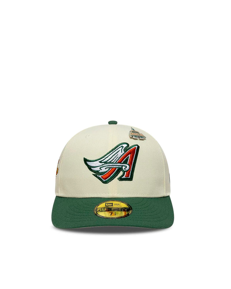 New Era Cap 60915762 Embroidered La Angels Logo Baseball — Green Caps