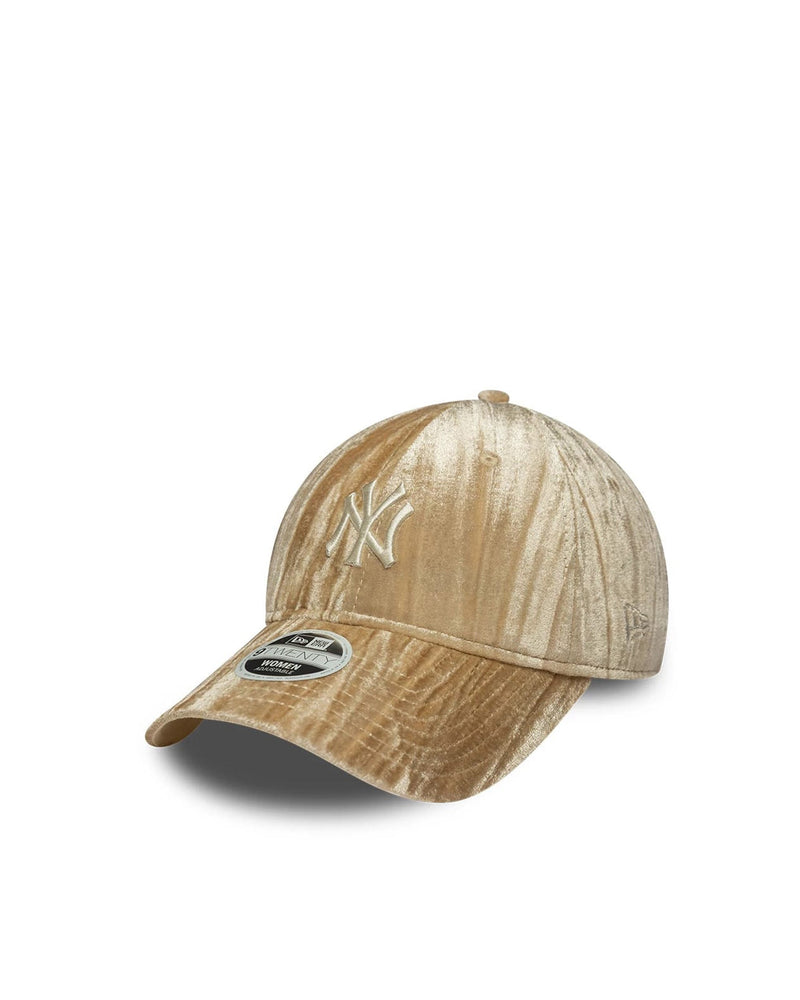 New Era Cap 60915794 Velour 9twenty Baseball — Beige Polyester Caps
