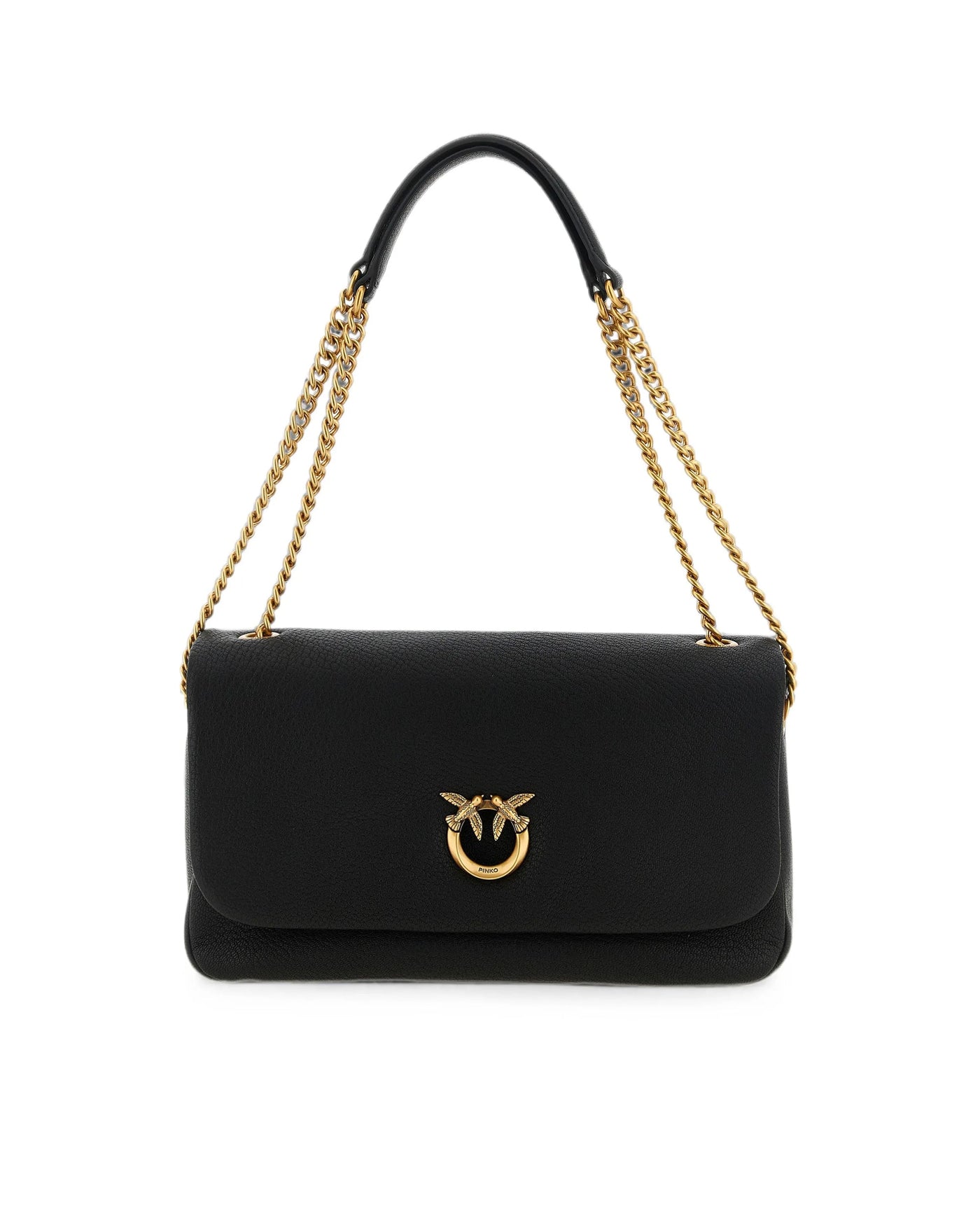 Pinko Love Shoulder Bag — Black
