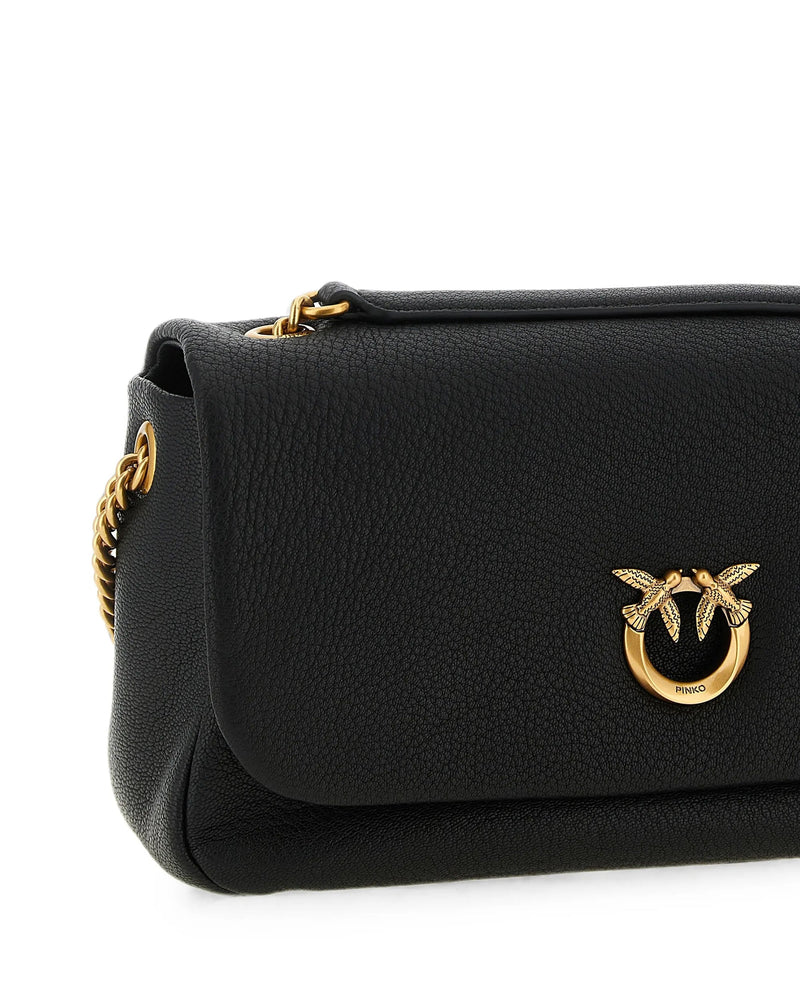 Pinko Love Shoulder Bag — Black