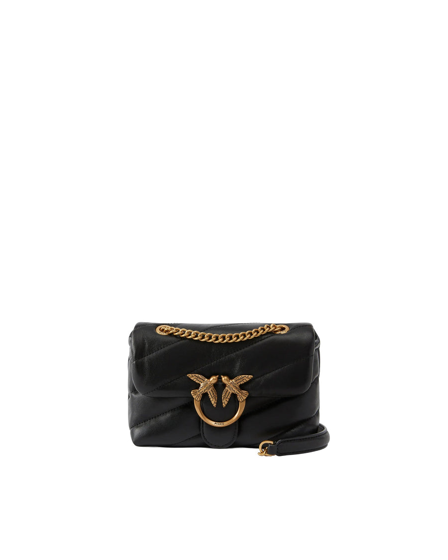 Pinko Love Puff Shoulder Bag — Black