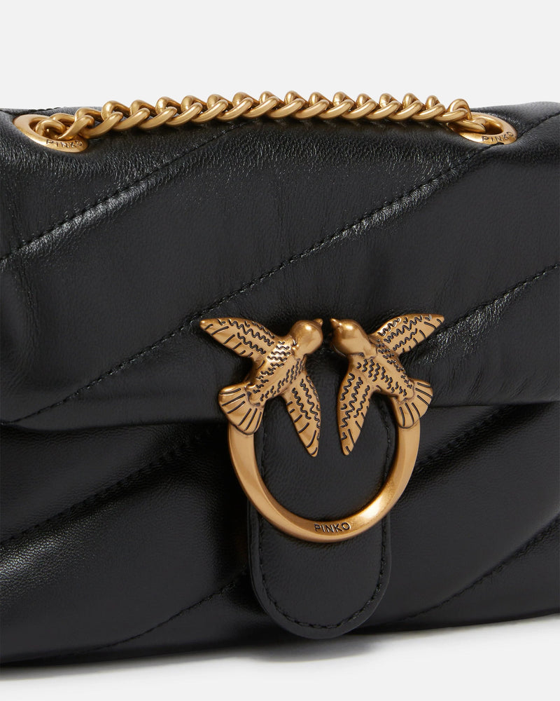 Pinko Love Puff Shoulder Bag — Black