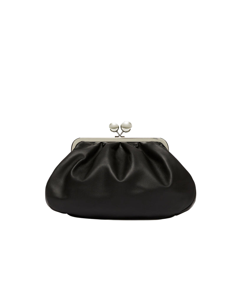 Weekend Max Mara Pasticcino Shoulder Bag — Black