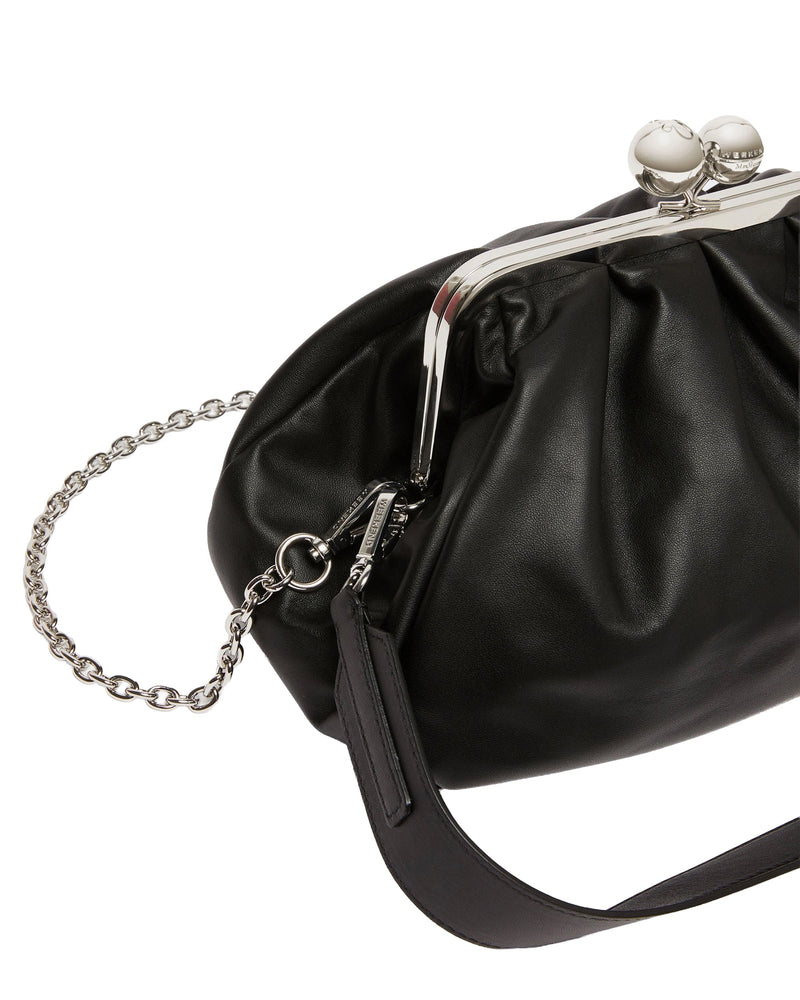 Weekend Max Mara Pasticcino Shoulder Bag — Black