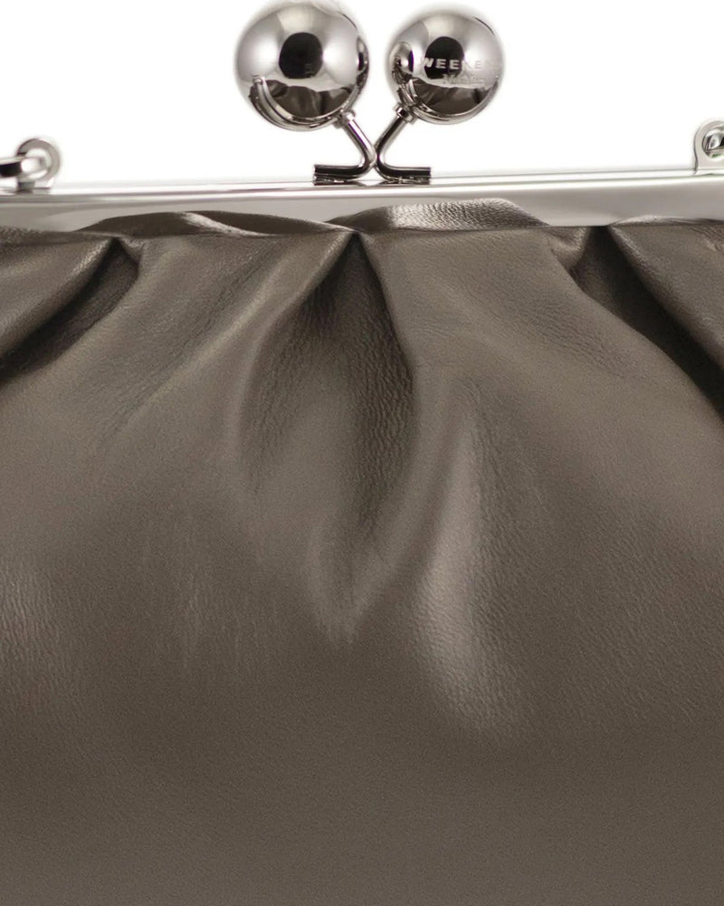 Weekend Max Mara Cubico Shoulder Bag — Gray
