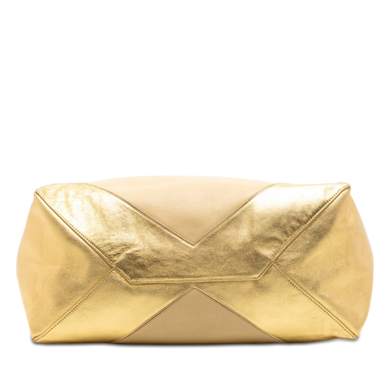 Bicolor Lambskin Horizontal Cabas Tote - Image 3