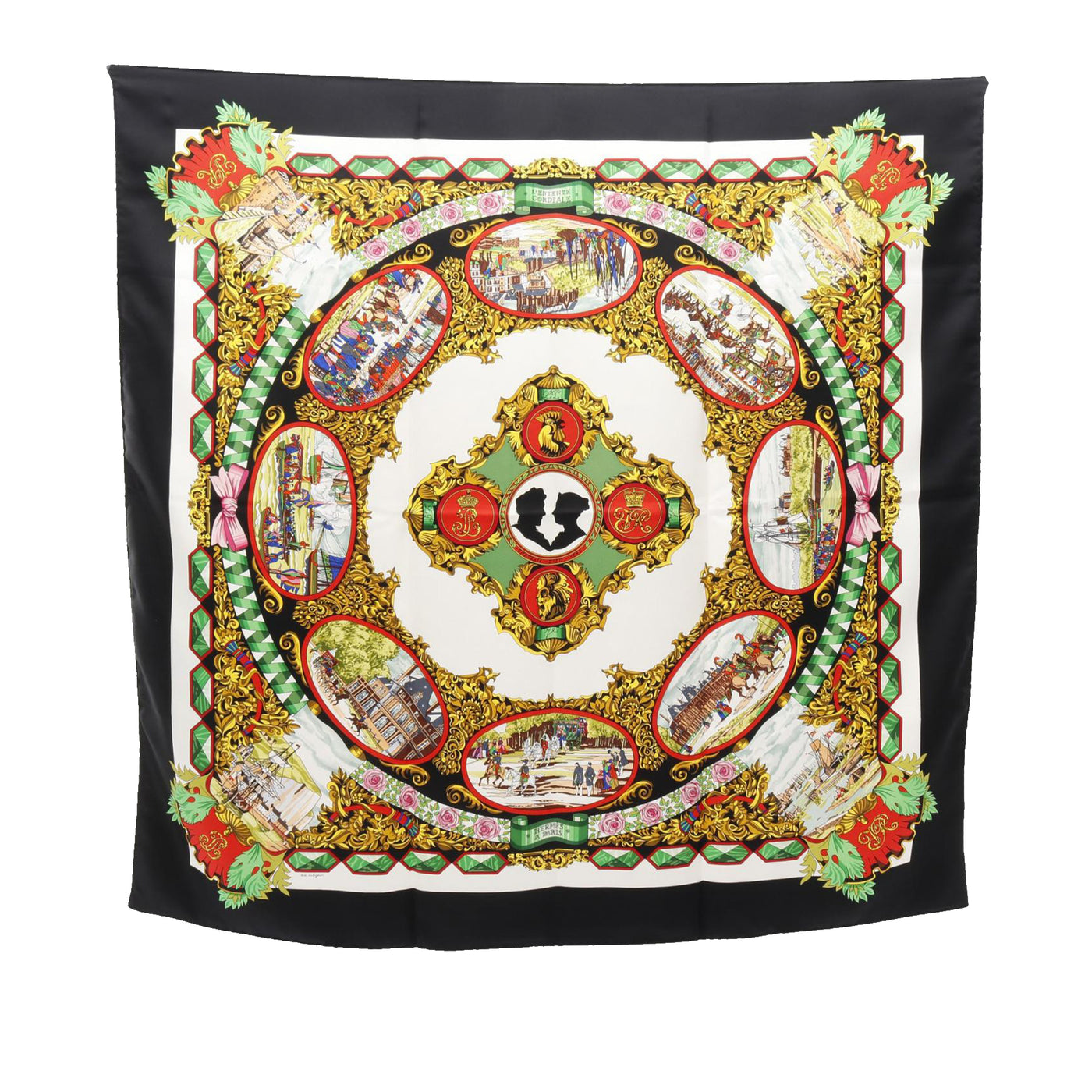 LEntente Cordiale Silk Scarf 90 - Image 1