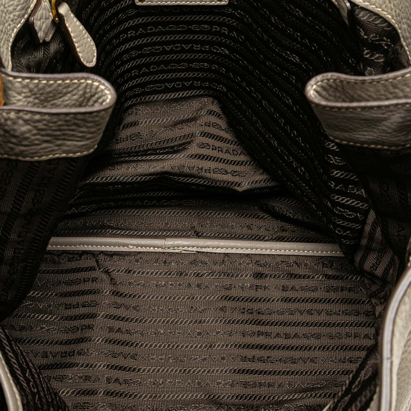 Vitello Daino Side Zip Shopper Tote - Image 4