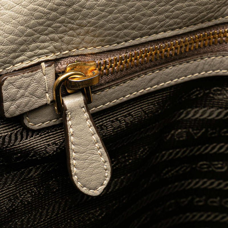 Vitello Daino Side Zip Shopper Tote - Image 6