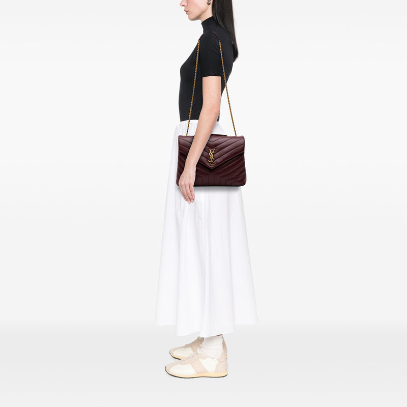 Medium Matelasse Calfskin Monogram LouLou Shoulder Bag - Image 7