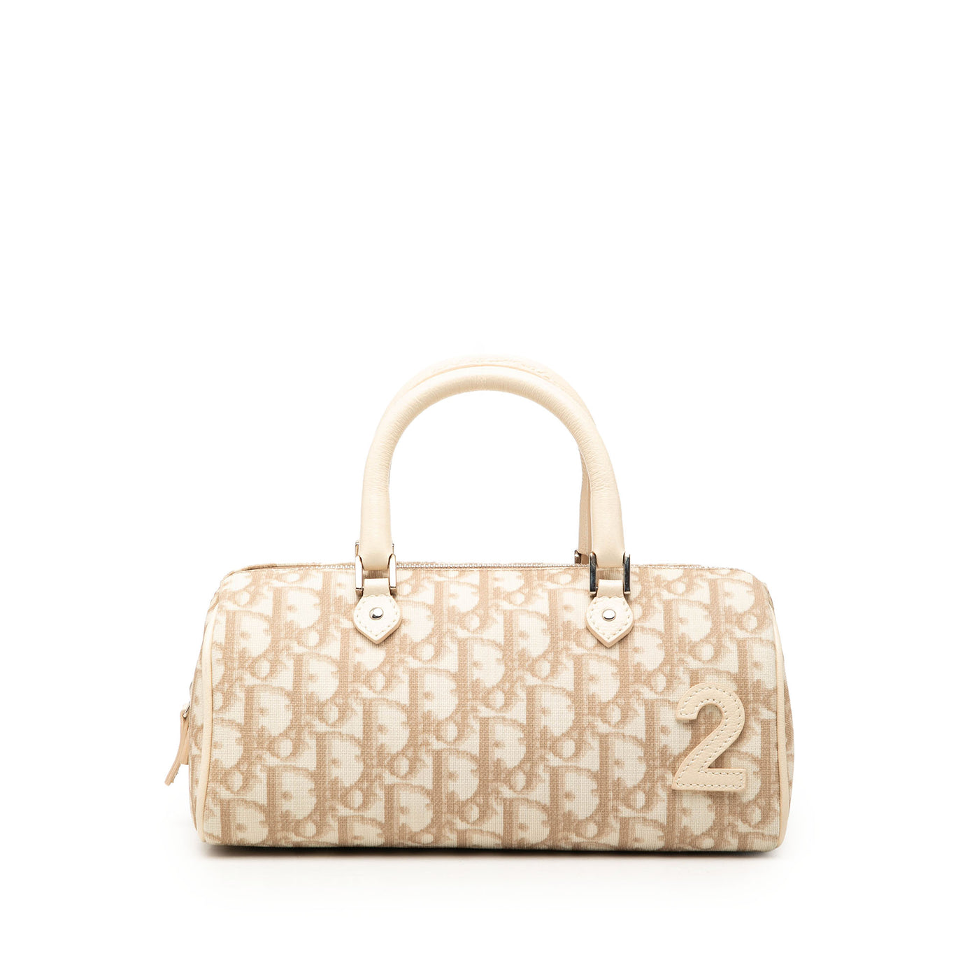 Oblique Canvas Trotter Boston Bag - Image 1