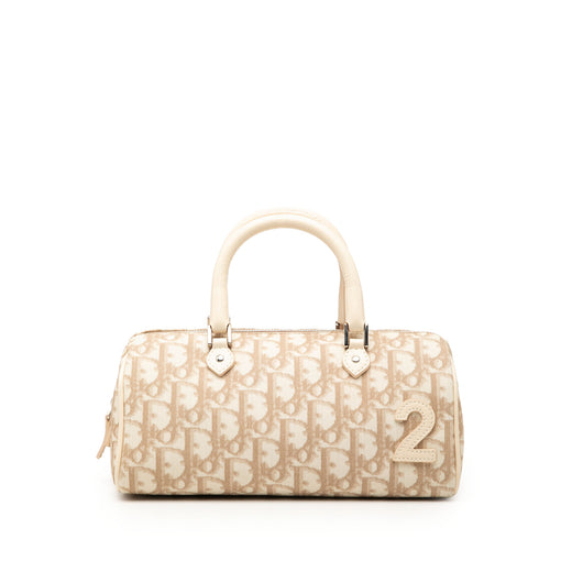Oblique Canvas Trotter Boston Bag - Image 1