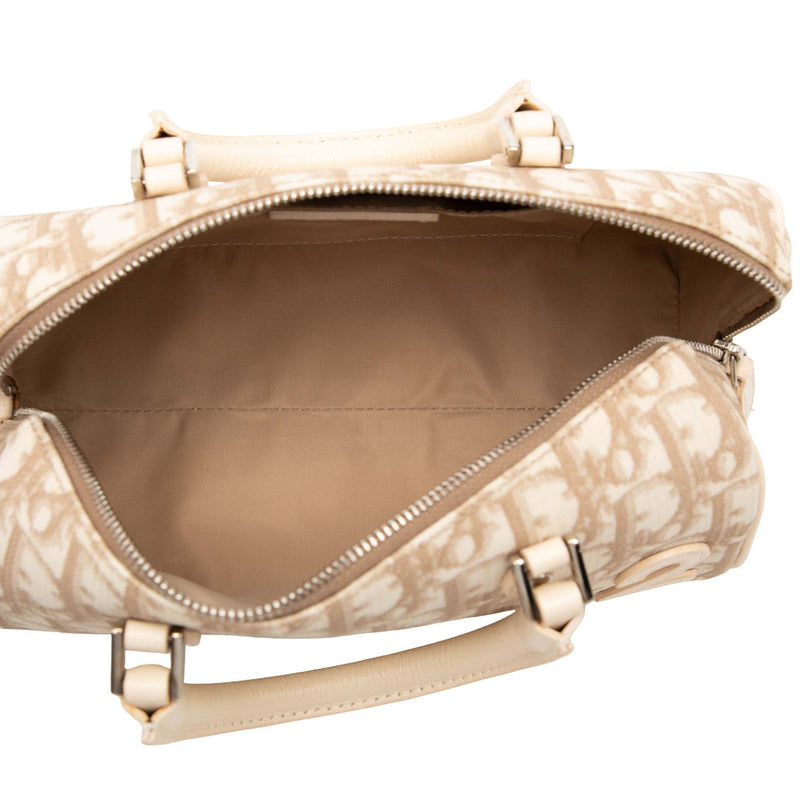Oblique Canvas Trotter Boston Bag - Image 4